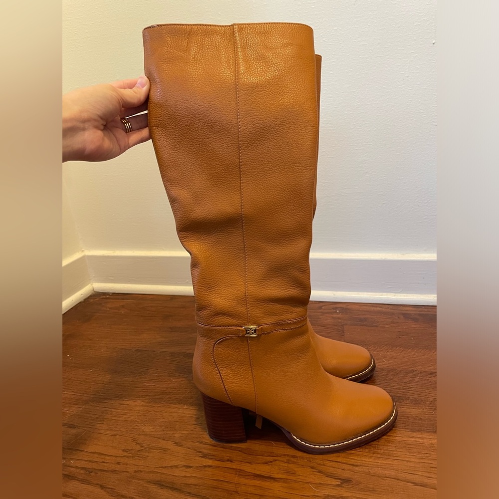 Sam Edelman Tall Boots. Camel color. Size 6.5. Worn once.